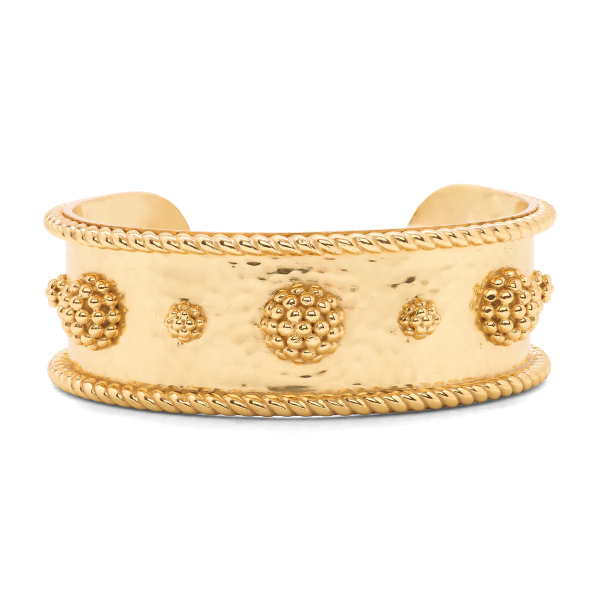 Capucine de Wulf Berry Cuff in Hammered Gold