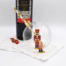 8 Oak Lane Nutcracker Ornament Drinking Glasses