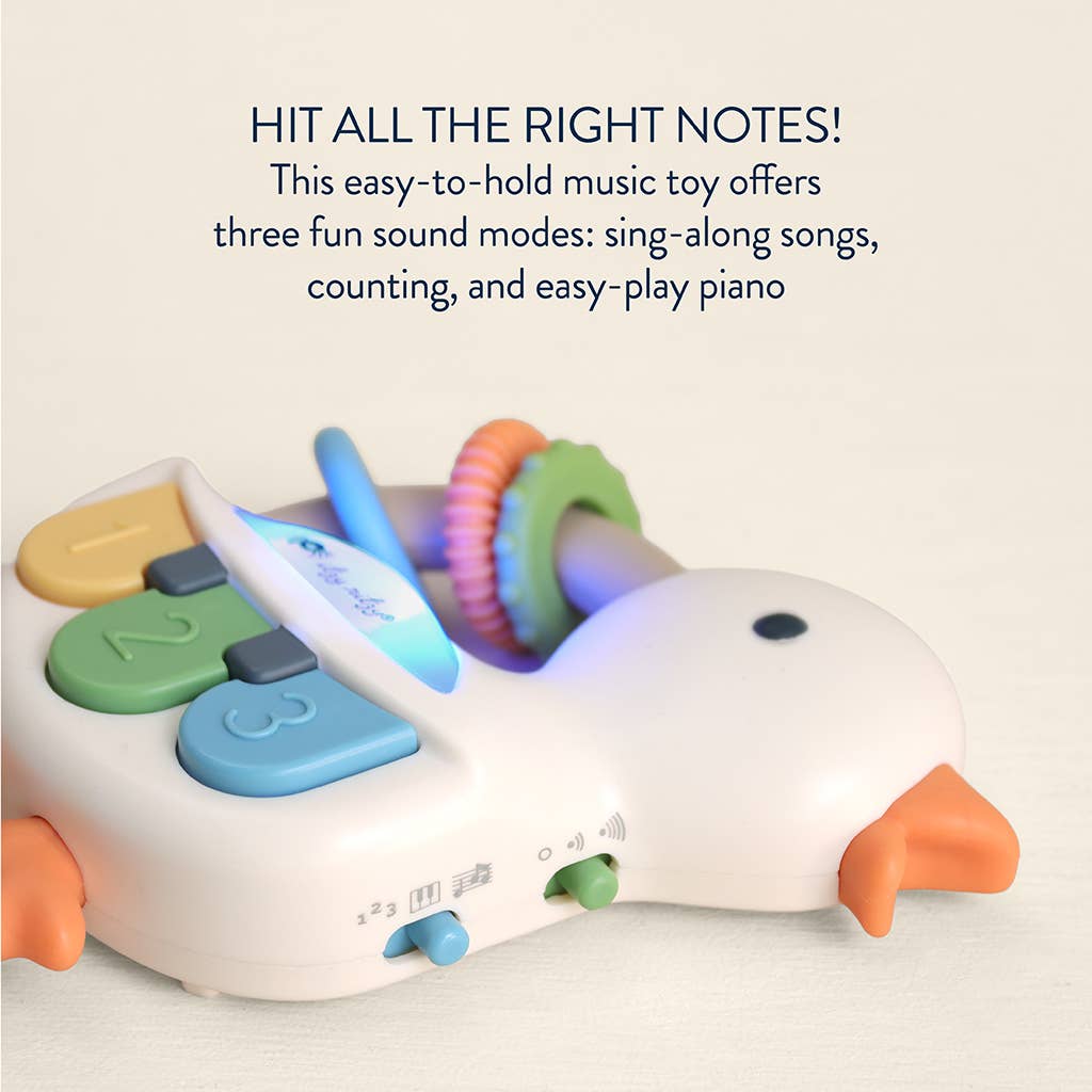 *The Porch NEW* Bitzy Tunes™ Goose - Light-up Interactive Piano Toy