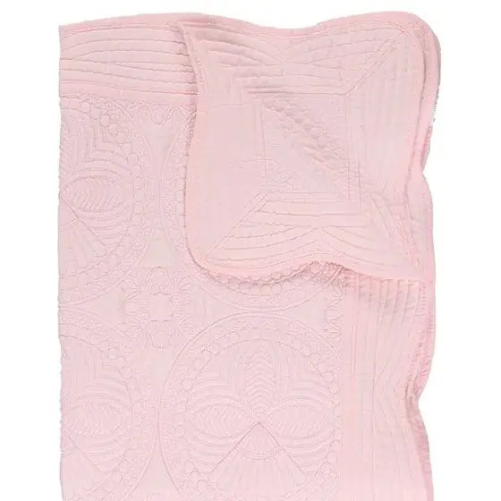 The Porch Zsa Zsa Lolli Pink Heirloom Quality Baby Quilt