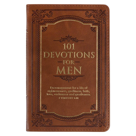 The Porch 101 Devotions for Men Faux Leather