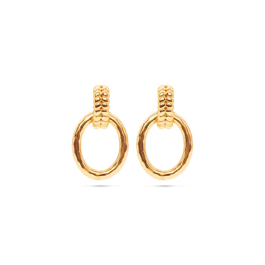 Capucine De Wulf Cleopatra Regal Link Earings- Gold