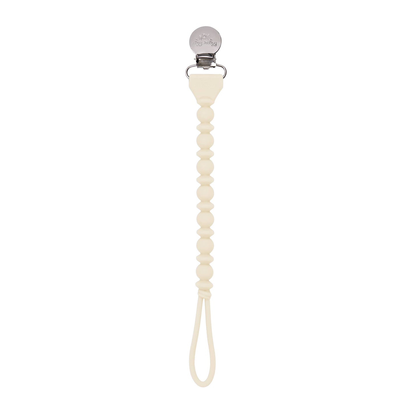 The Porch Sweetie Strap™ Silicone One-Piece Pacifier Clips: Blue Beaded