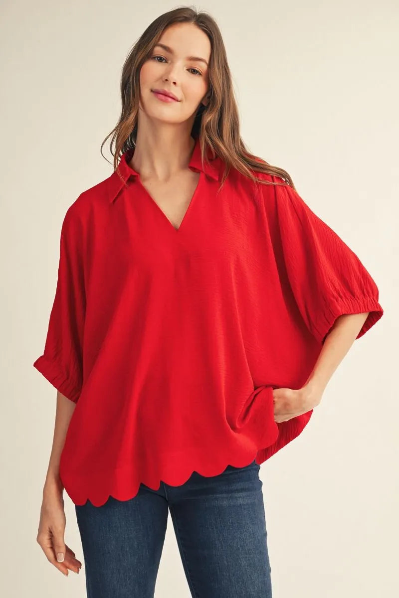 Game Day Dreams Short Sleeve Top