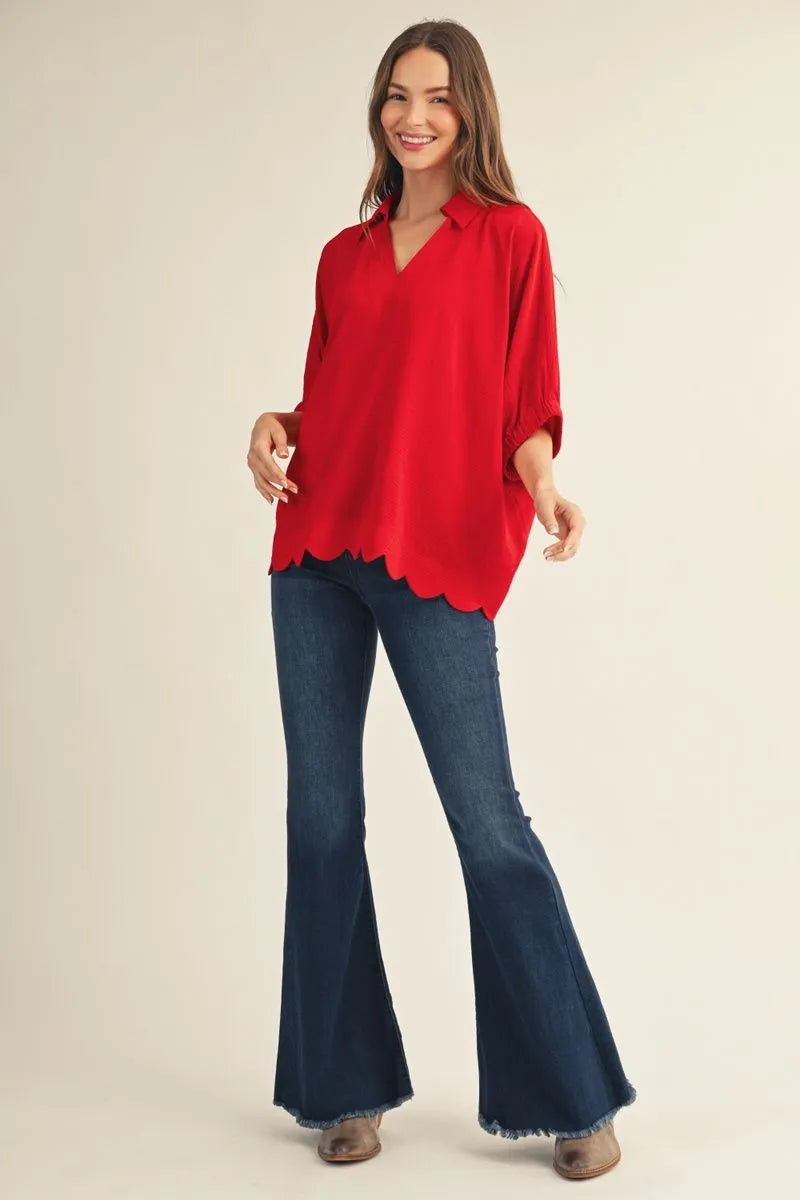 Game Day Dreams Short Sleeve Top