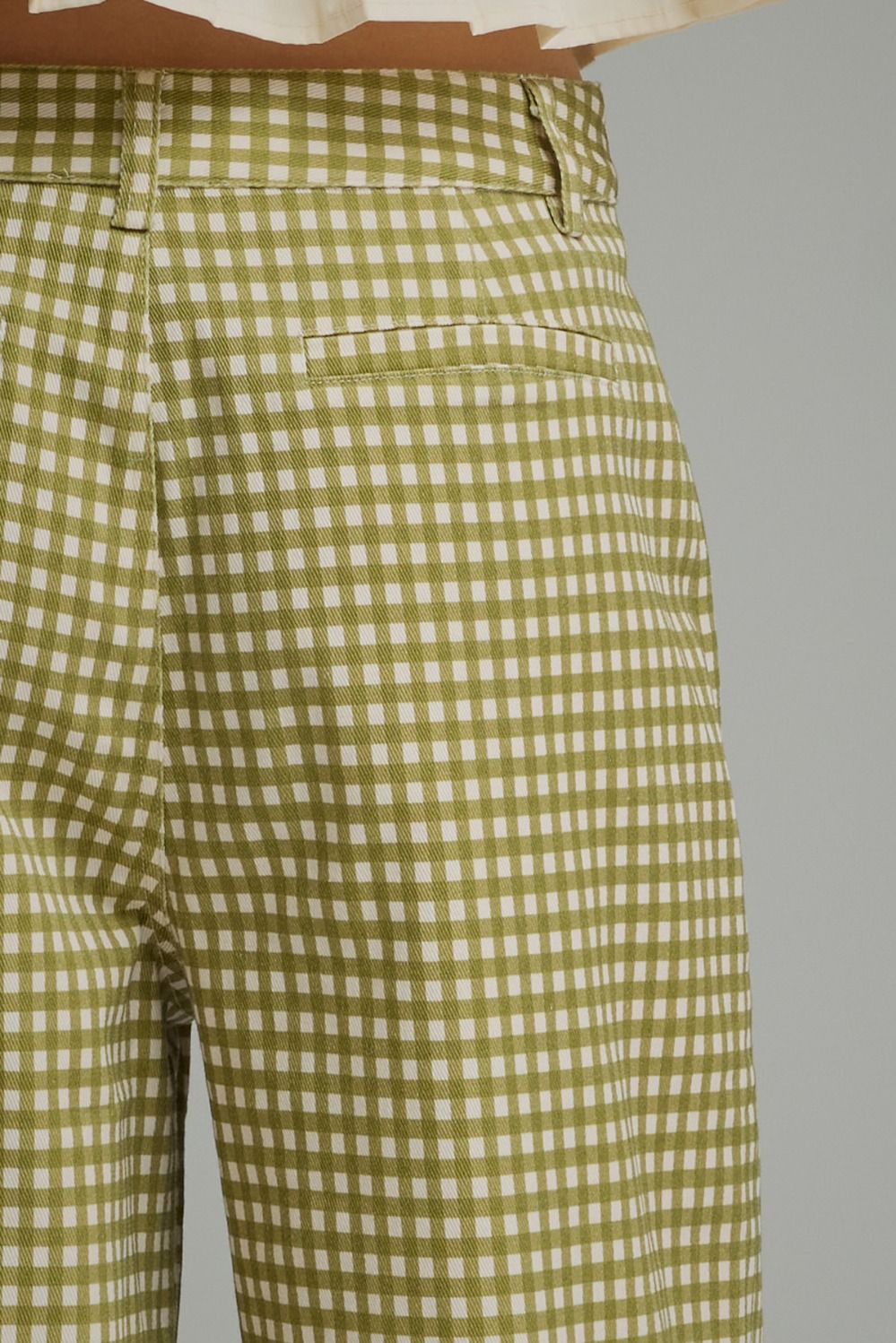 Plaid Olive Pants