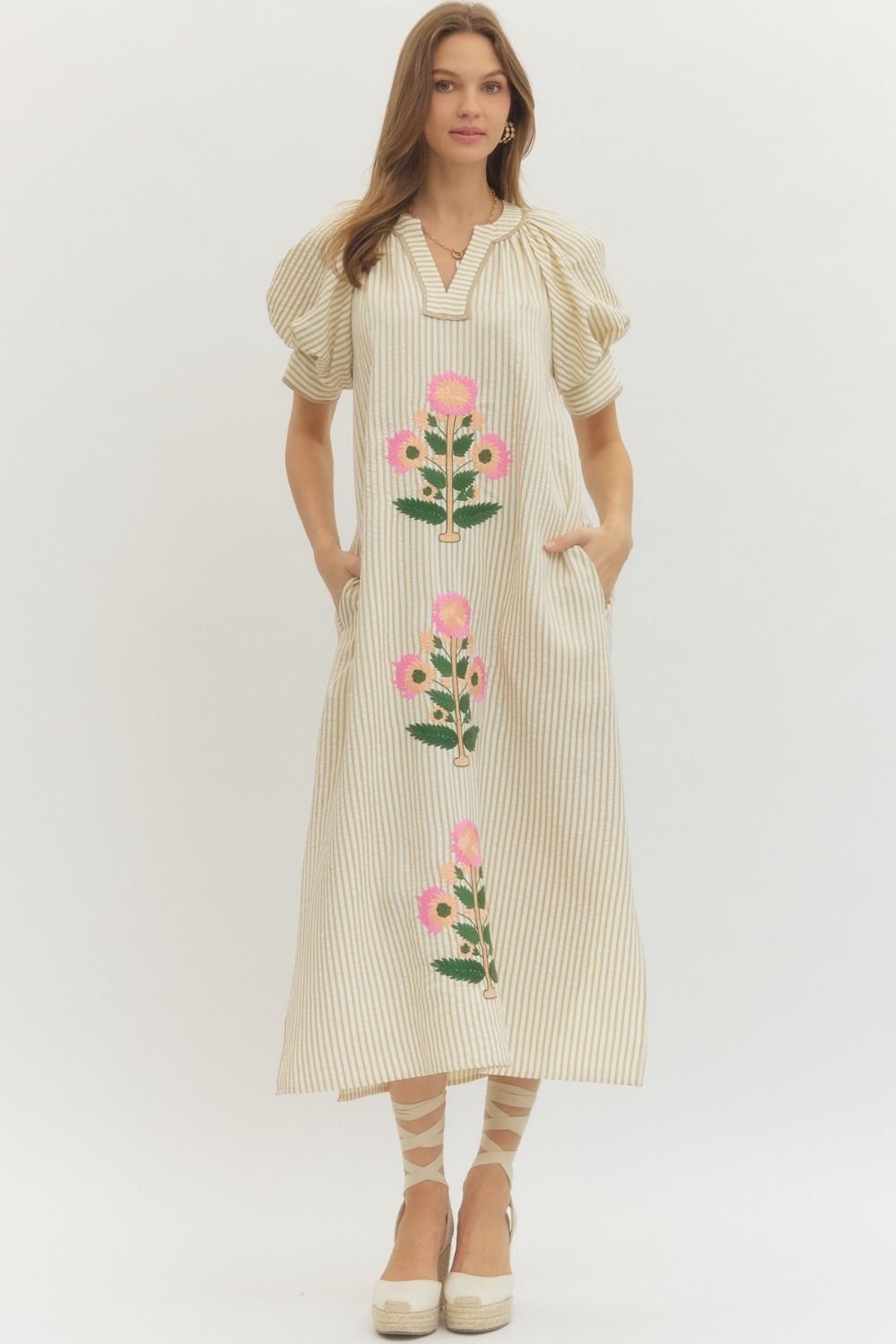 Statement Blossom Maxi Dress