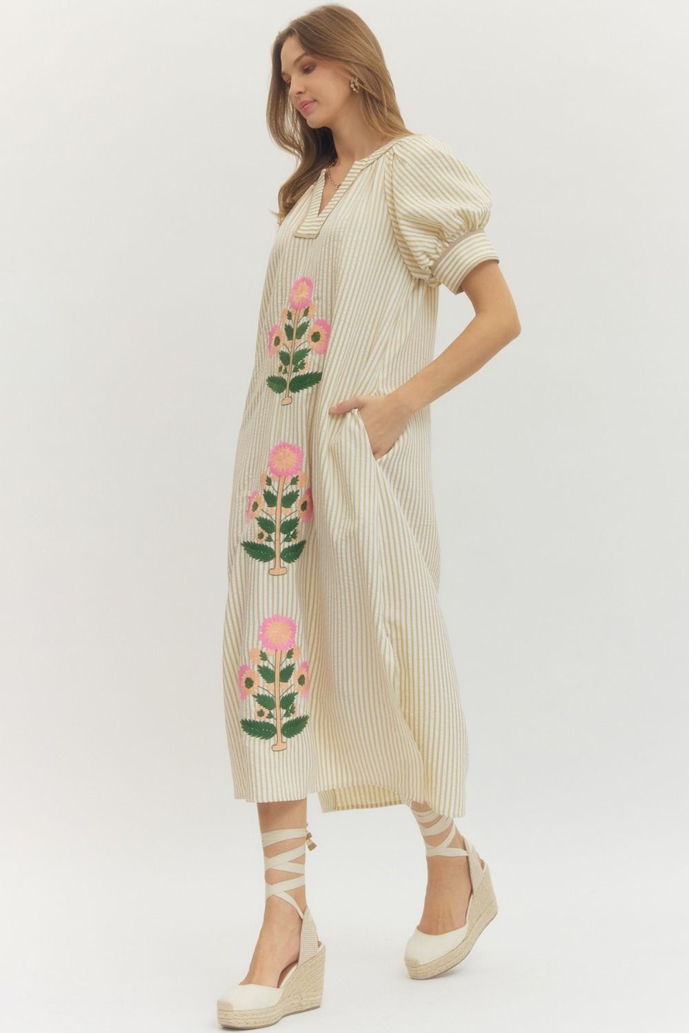 Statement Blossom Maxi Dress