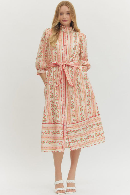 Daisy Pop Midi Dress