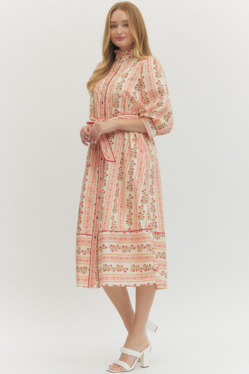Daisy Pop Midi Dress