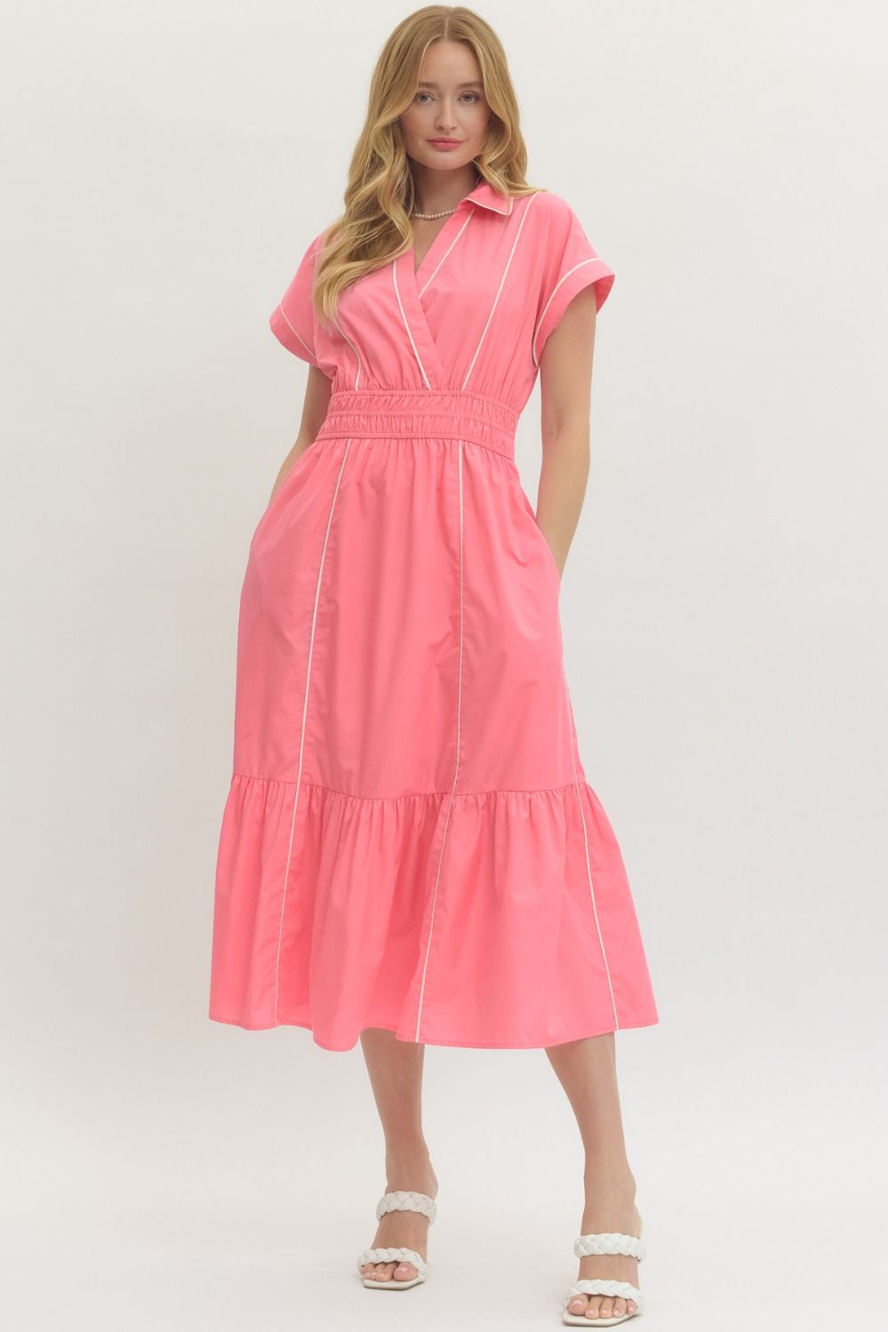 Sugar Rush Midi Short Sleeve Dress