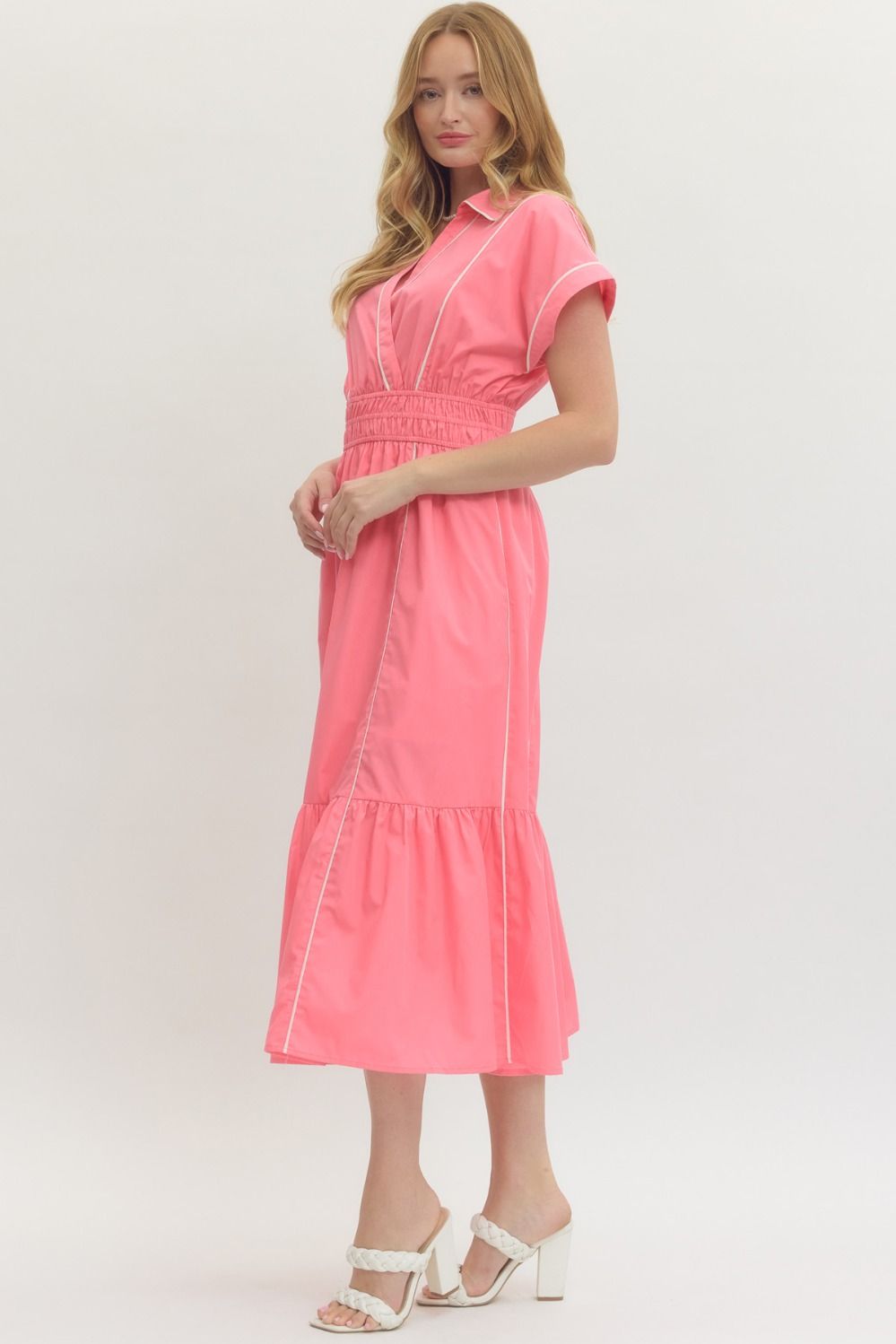 Sugar Rush Midi Short Sleeve Dress