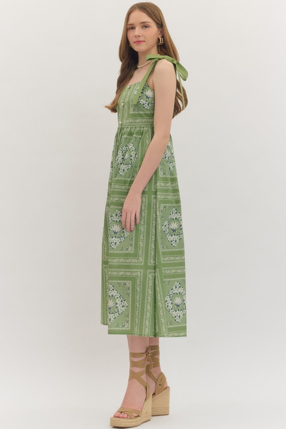 Matcha Spring Dress