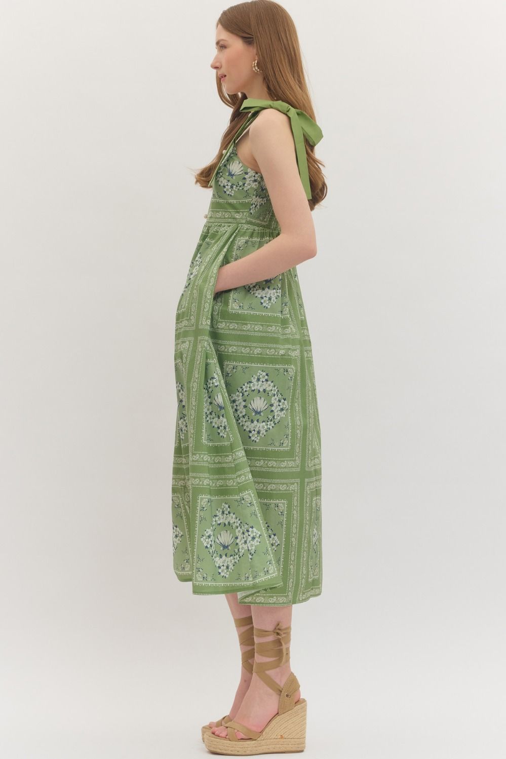 Matcha Spring Dress