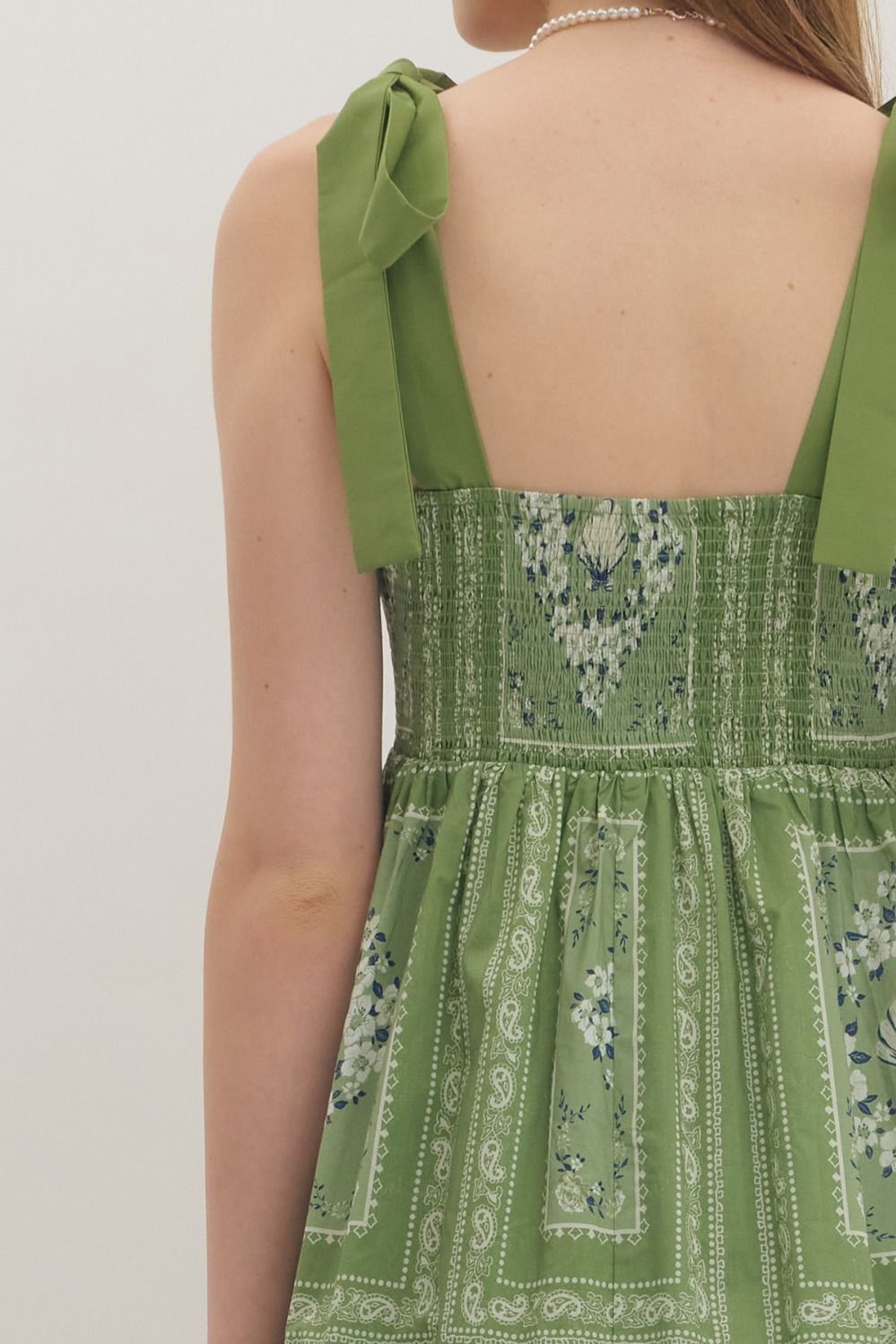 Matcha Spring Dress