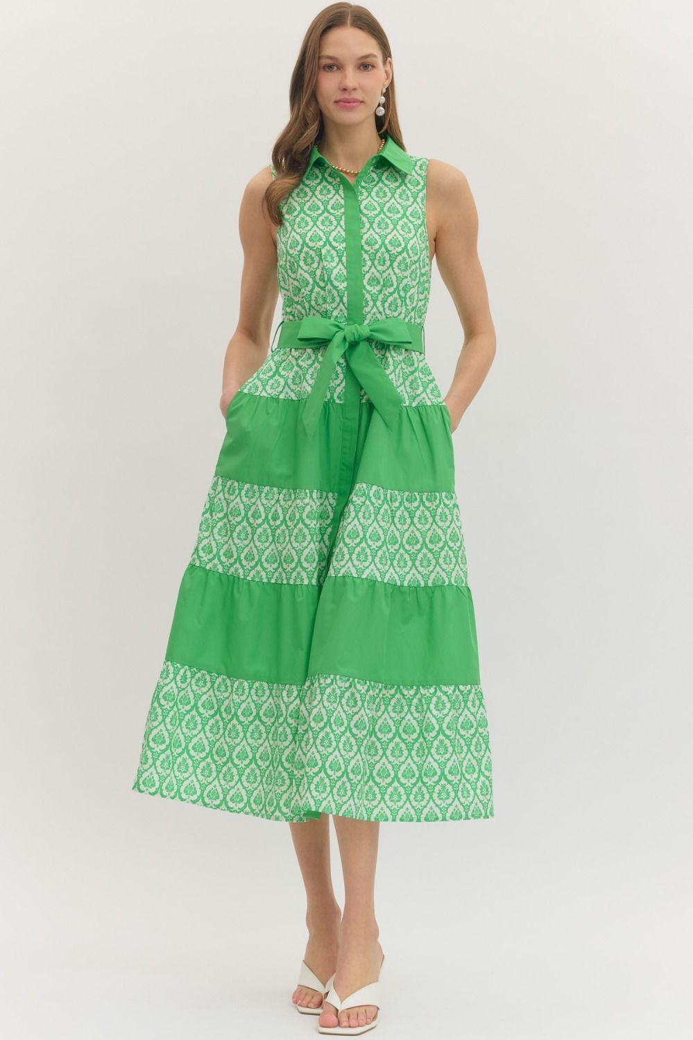 Meadow Dreams Sleeveless Maxi Dress