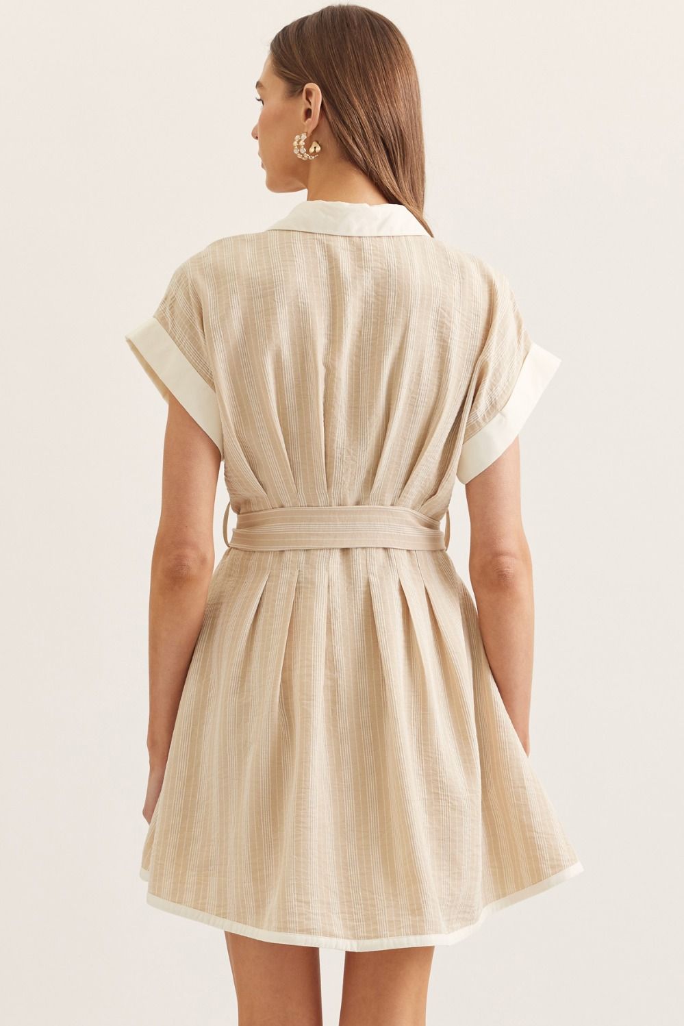 Timeless Tie Mini Dress