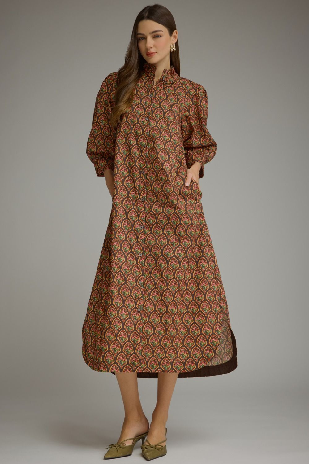 The Fall Foliage Midi Dress