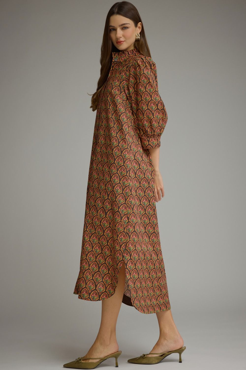 The Fall Foliage Midi Dress