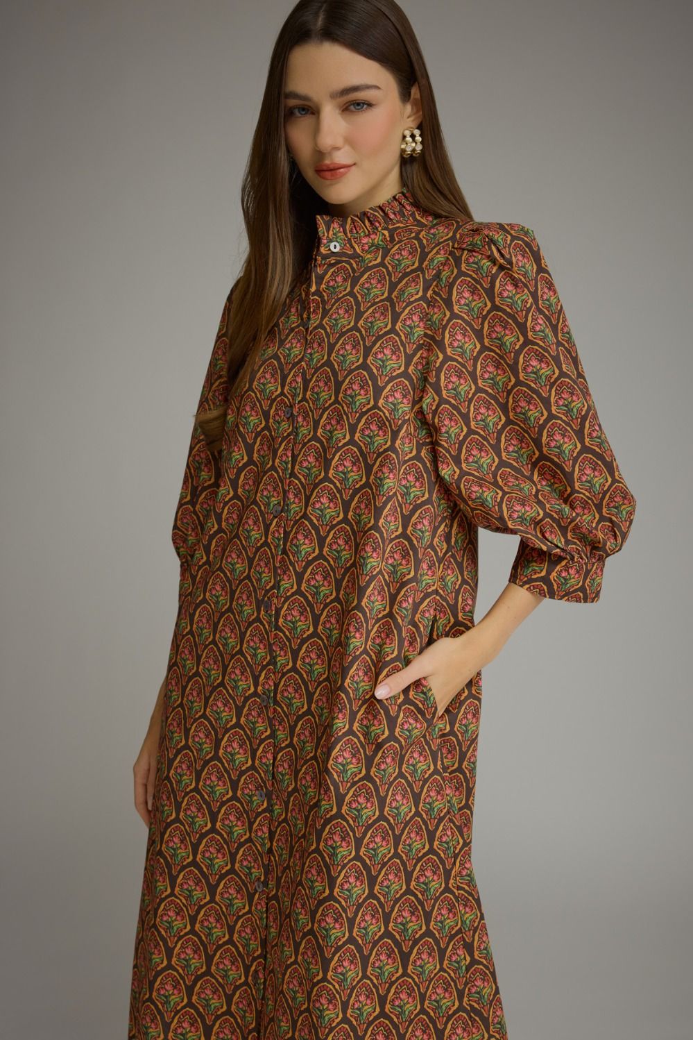 The Fall Foliage Midi Dress