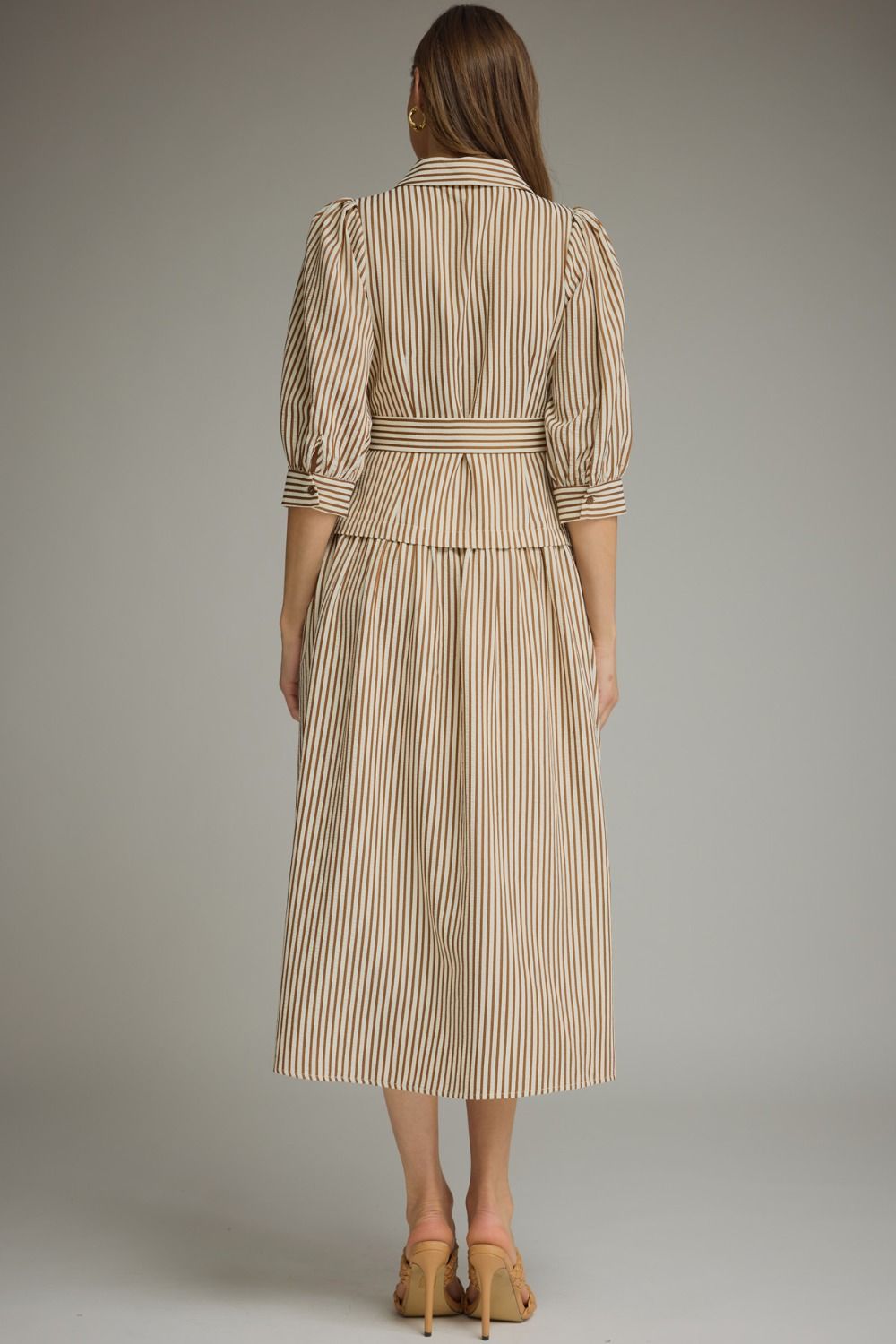 The Caramel Stripe Dress
