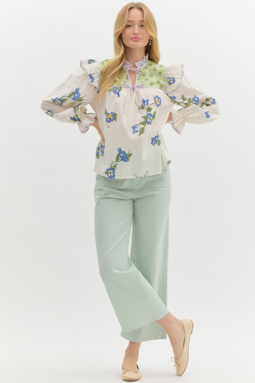 Ruffle Roo Short Sleeve Top