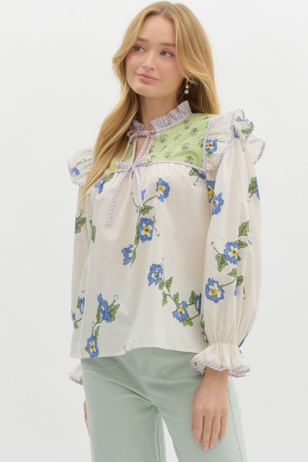 Ruffle Roo Short Sleeve Top