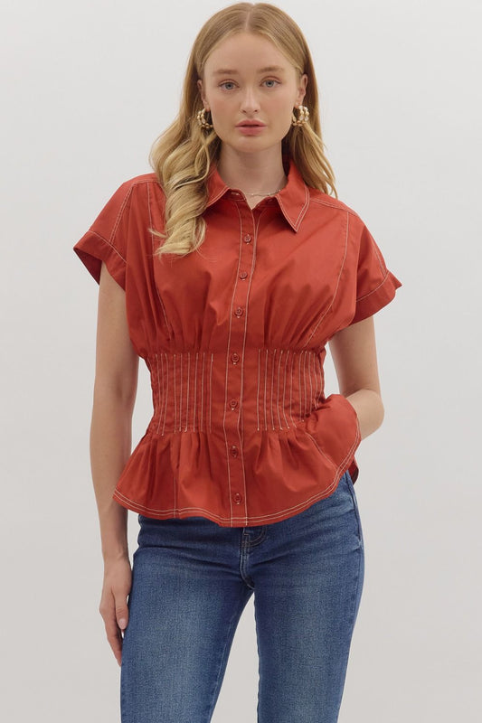 Rustic Dreams Short Sleeve Top