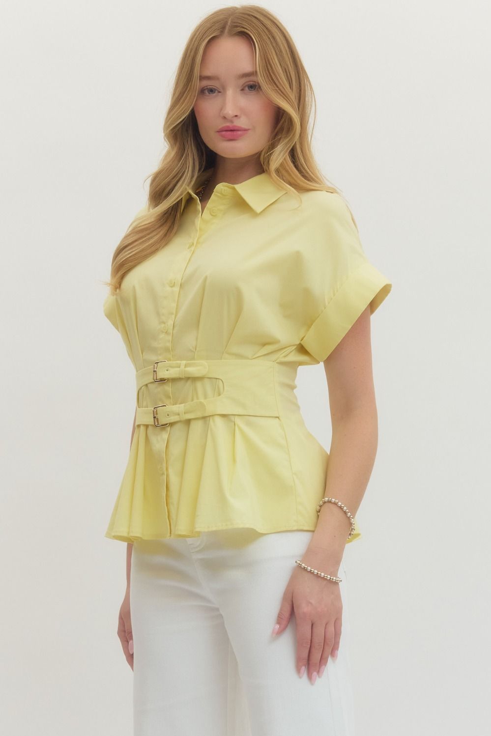 Honey Glow Short Sleeve Top