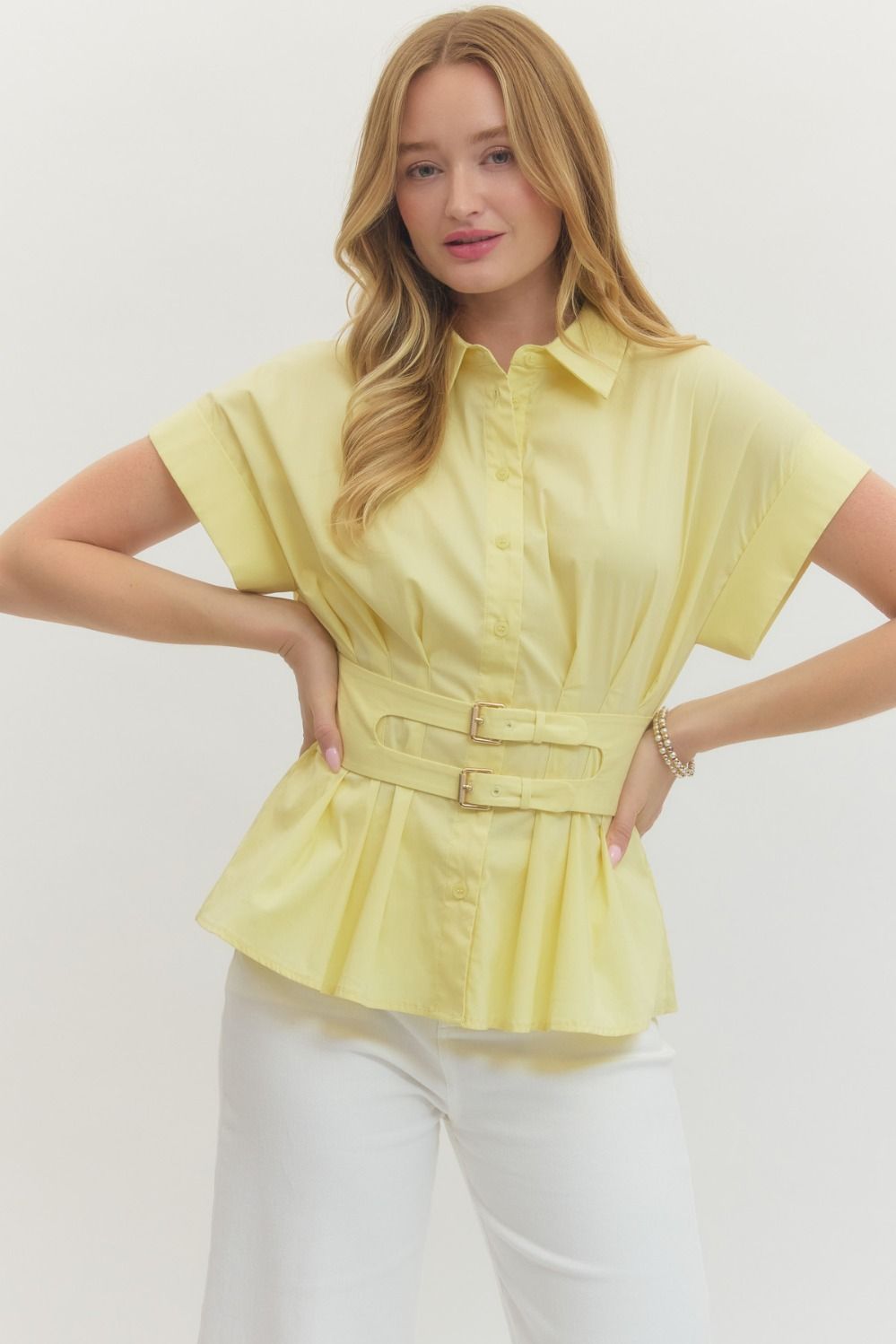 Honey Glow Short Sleeve Top