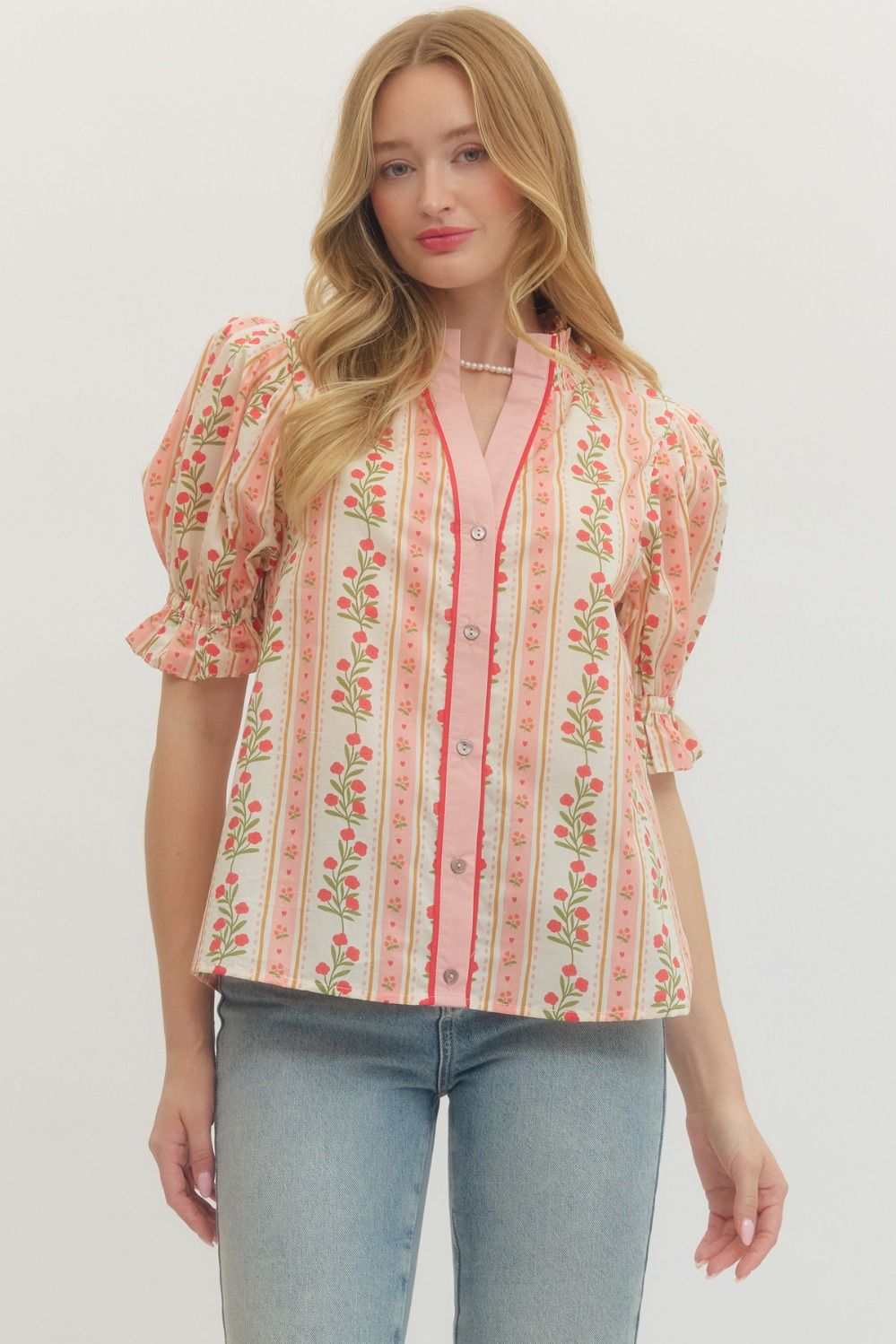 Daisy Pop Short Sleeve Top