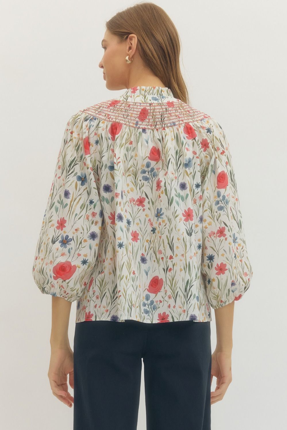 Botanical Breeze Short Sleeve Top