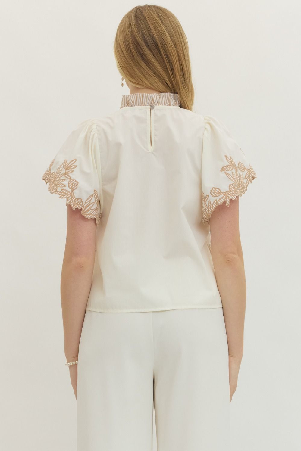Vanilla Skies Short Sleeve Top