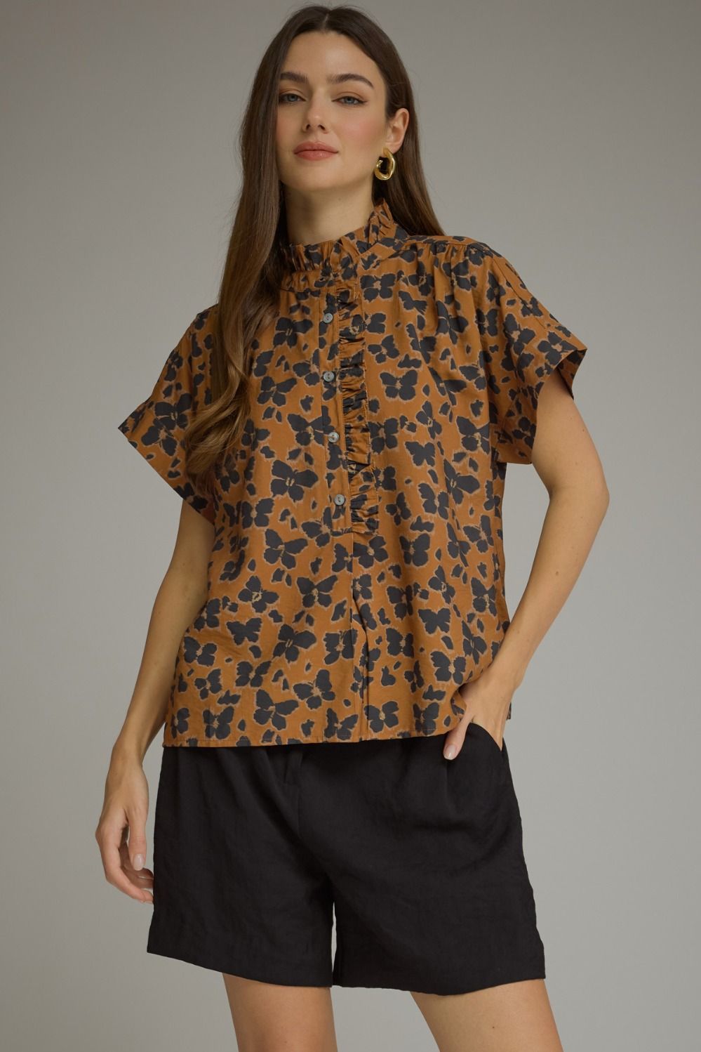 Cinnamon Wildflower Top