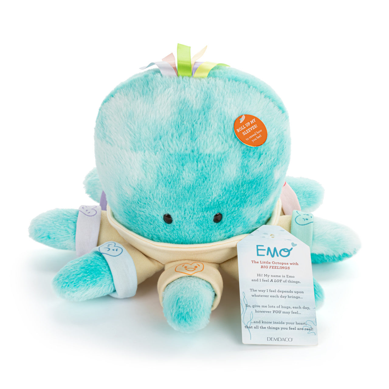 Demdaco Emo the Emotional Octopus Stuffed Animal