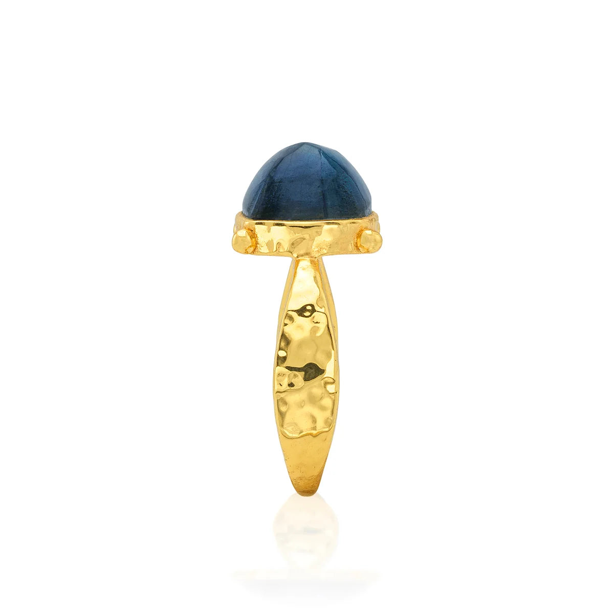 Capucine De Wulf Mystic Eye Gem Ring - Blue Labradorite