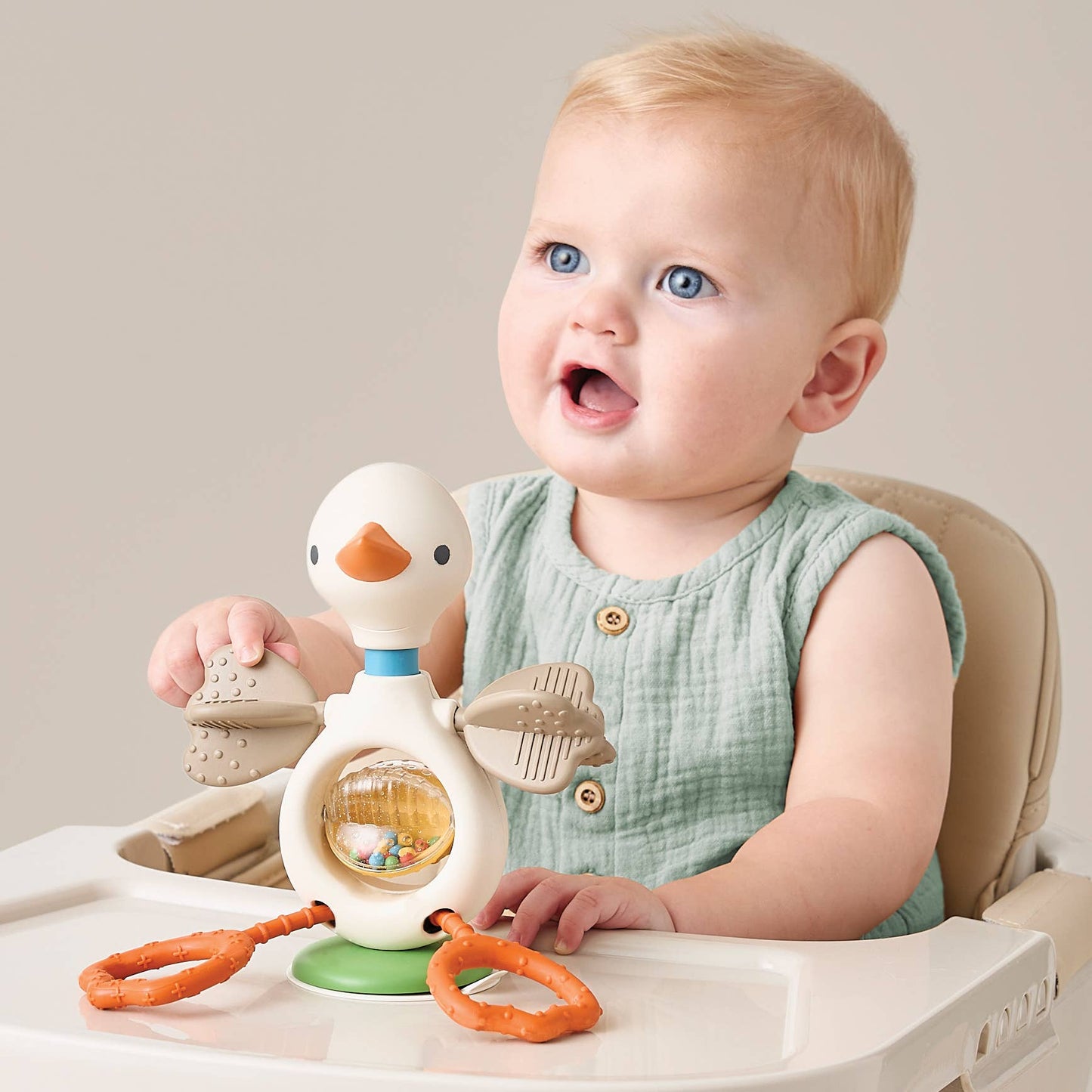 *The Porch NEW* Itzy Twist & Bop™ - High Chair Sensory Toy Goose
