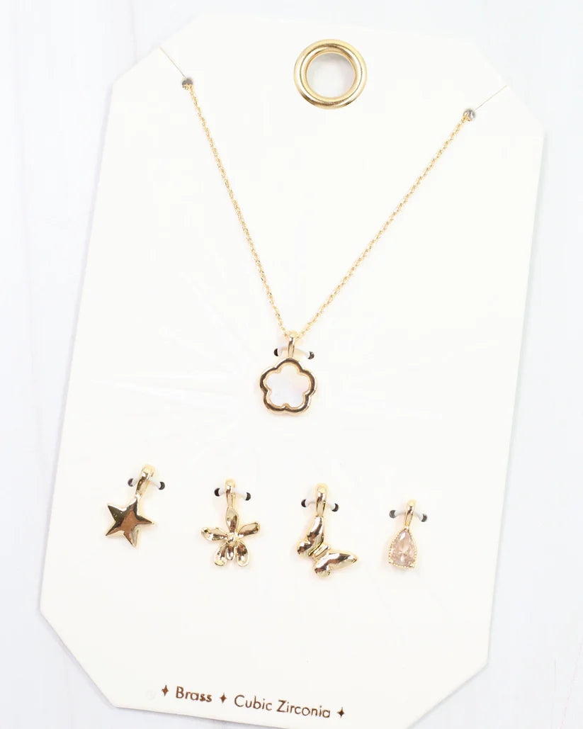 Caroline Hill Lucky Stars Charm Necklace Set
