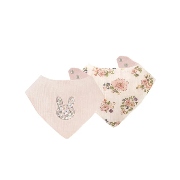 Demdaco Bunny Bandana 2 Piece Set