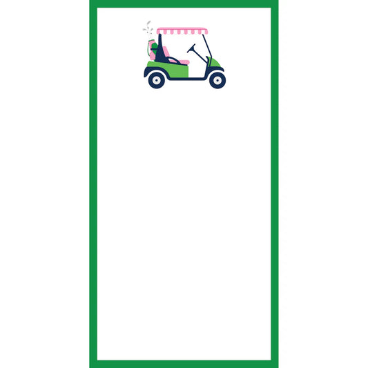 WH Hostess Golf Cart Notepad