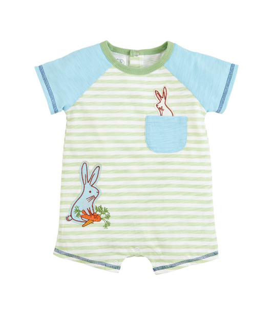 Mud Pie Green Easter Shortall