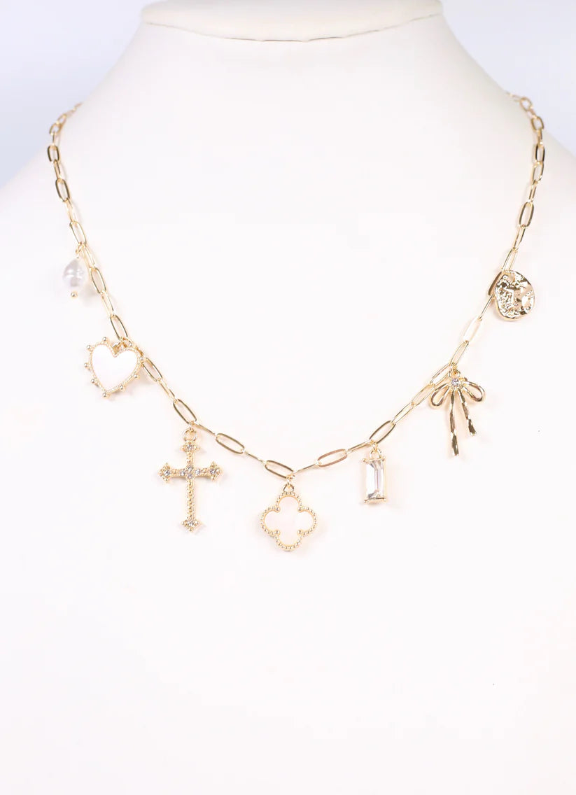 Caroline Hill Ginifer Charm Necklace