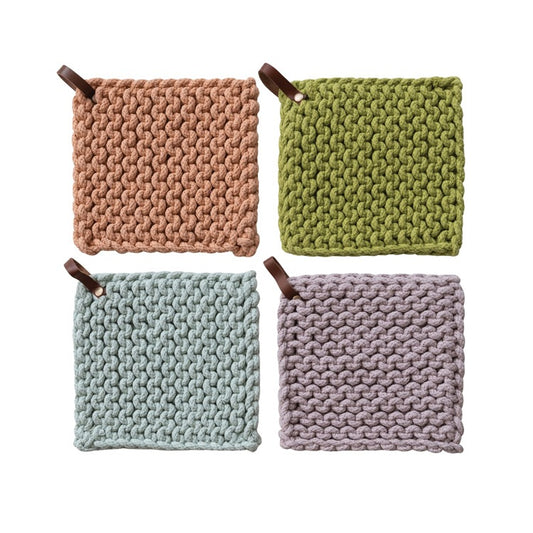 The Porch Hazel Mazel Multi 8" Potholder
