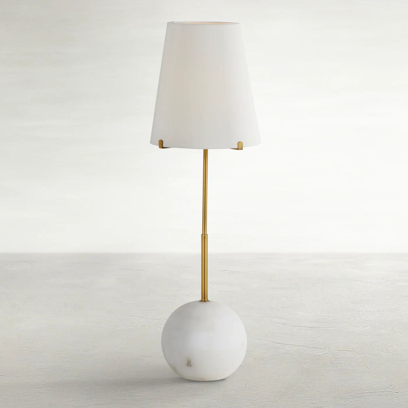 Gabby Janie Iron Stained Gold Tapered Cylinder Table Lamp - 32.75 in. H