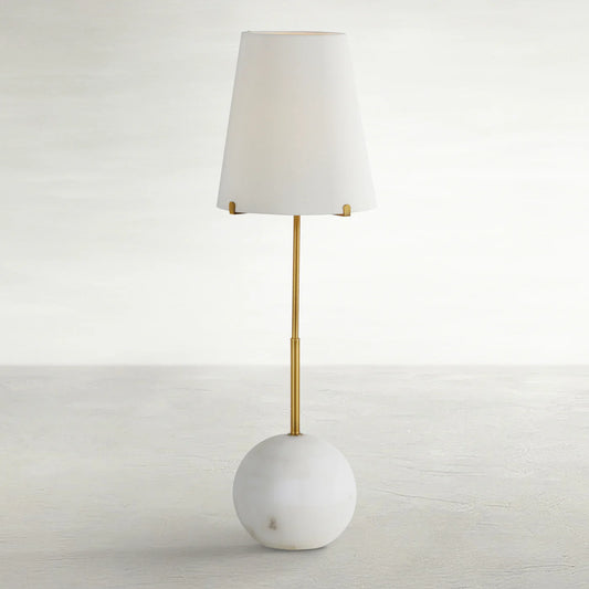 Gabby Janie Iron Stained Gold Tapered Cylinder Table Lamp - 32.75 in. H