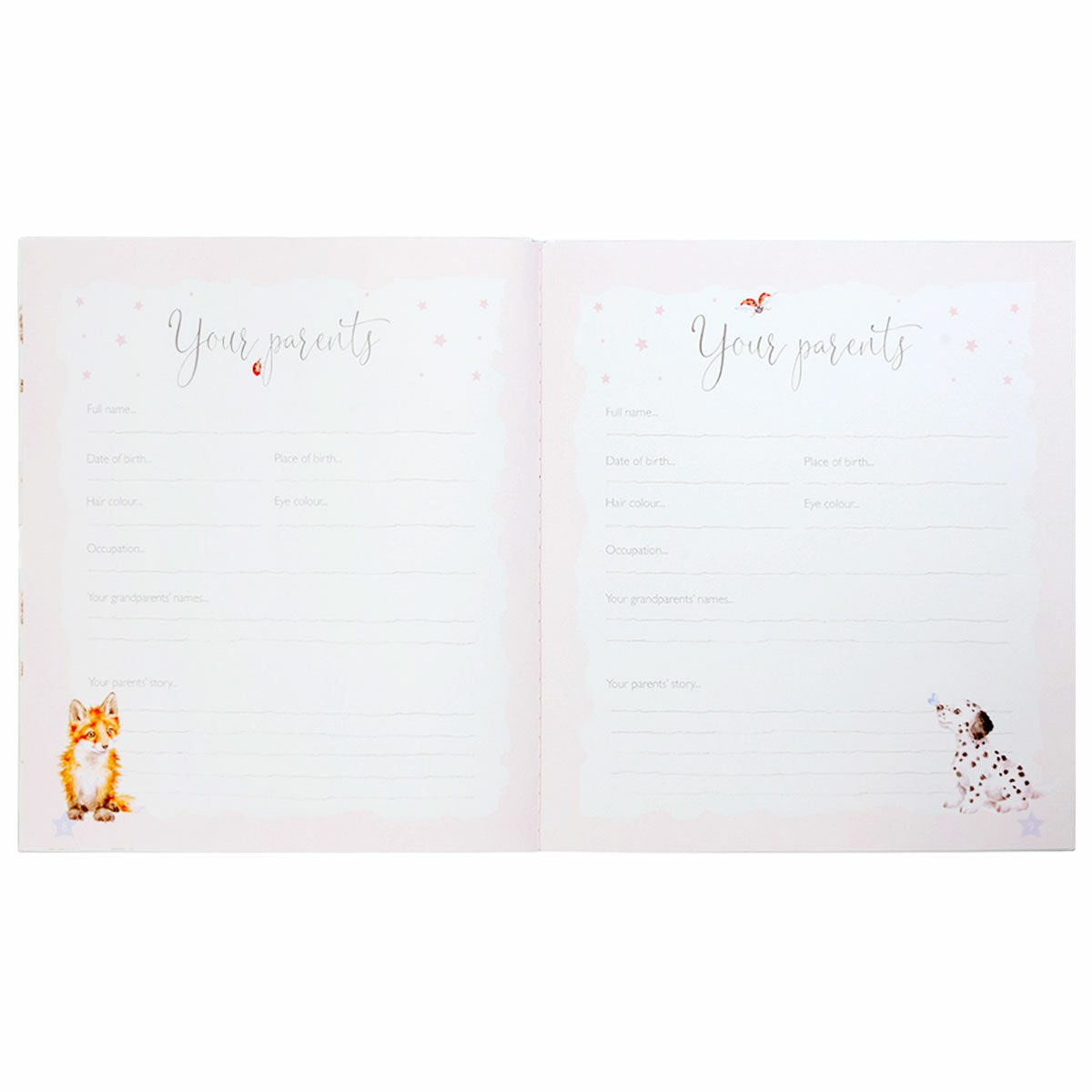 Wrendale Designs Hello Baby Record Book