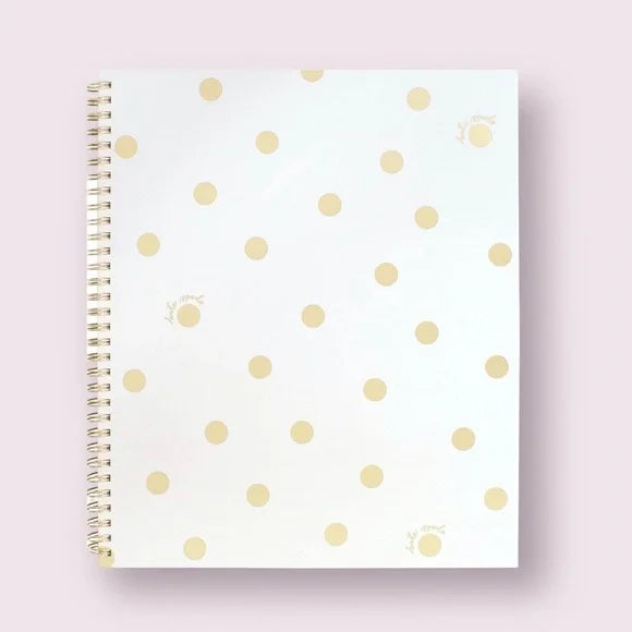 Kate Spade Gold Dot Spiral Notebook