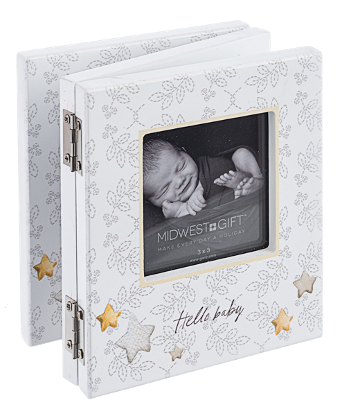 Ganz Baby Stage 3x3 Frame - Coming Soon, On The Way, & Hello Baby