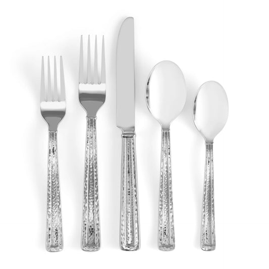 Michael Aram Hammerstone 5-Piece Flatware Set