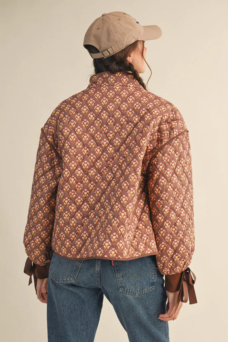 Amber Floral Quilted Jacket